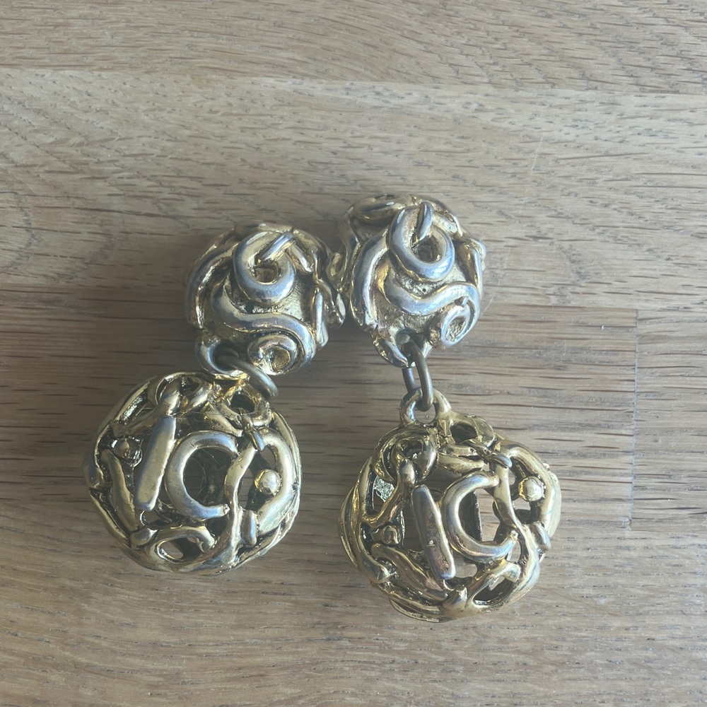 Gold Designer Earrings